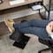 Mind Reader Foot Rest, Under Desk, Ergonomic, Hydraulic Height Adjustable, Ottoman, Office, Foam, Black